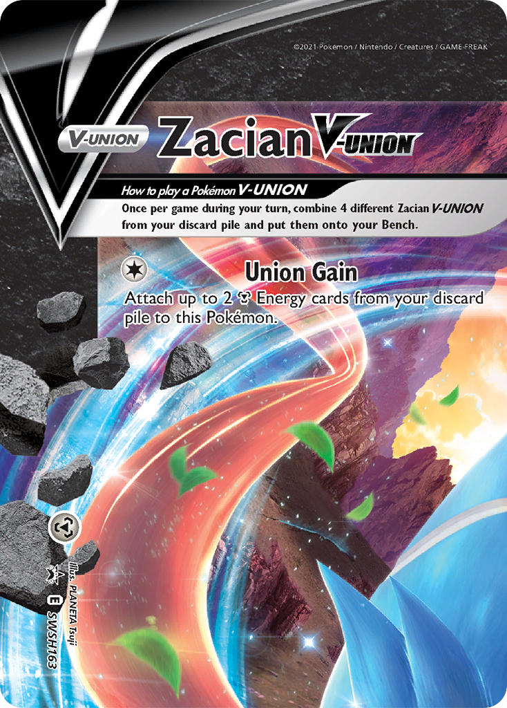 Zacian V-UNION - SWSH163/307 SWSH Black Star Promos