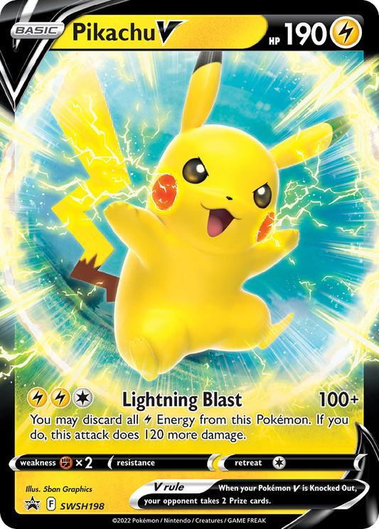 Pikachu V - SWSH198/307 SWSH Black Star Promos