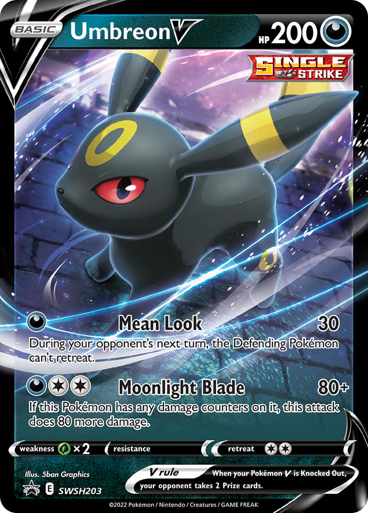 Umbreon V - SWSH203/307 SWSH Black Star Promos