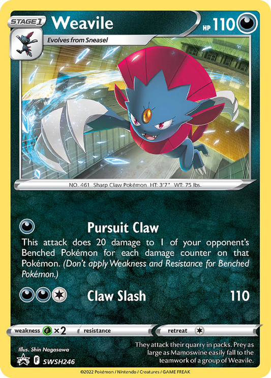 Weavile - SWSH246/307 SWSH Black Star Promos