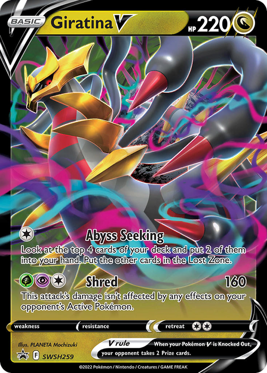 Giratina V - SWSH259/307 SWSH Black Star Promos