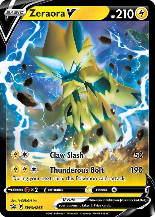 Zeraora V - SWSH263/307 SWSH Black Star Promos