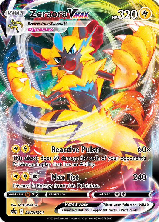 Zeraora VMAX - SWSH264/307 SWSH Black Star Promos