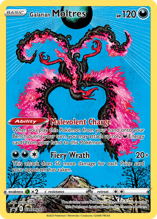 Galarian Moltres - SWSH284/307 SWSH Black Star Promos