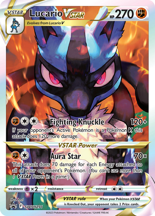 Lucario VSTAR - SWSH291/307 SWSH Black Star Promos