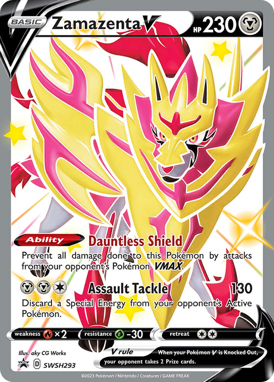 Zamazenta V - SWSH293/307 SWSH Black Star Promos