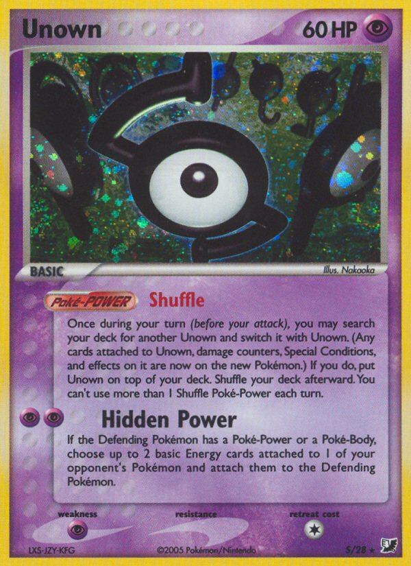 Unown - S/115 Unseen Forces