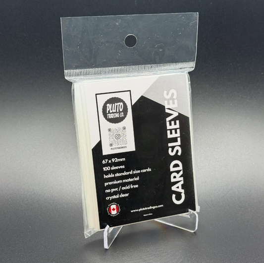 Crystal Clear Sleeves 67x92mm (100ct) Pluto Trading