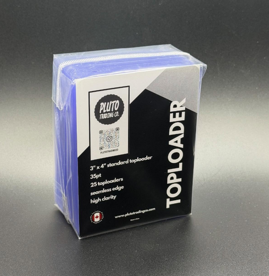 Toploader 3" x 4" Regular Sized (25ct) Pluto Trading