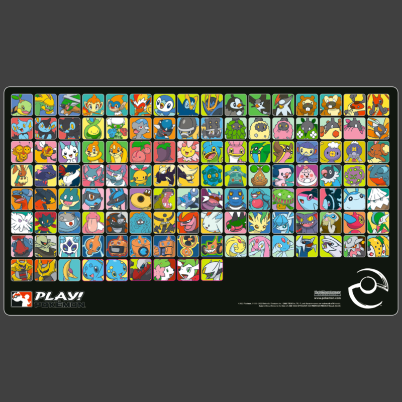 Gen 4 Sinnoh Pokemon Professor Program Playmat