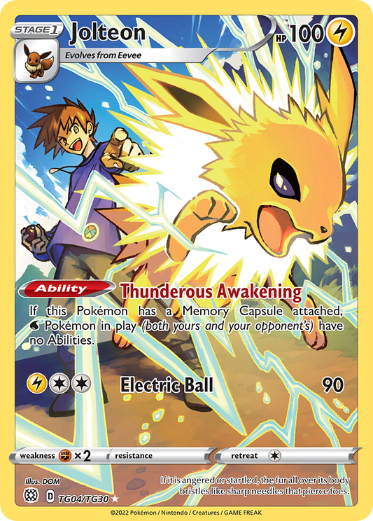 Jolteon - TG04/30 Brilliant Stars Trainer Gallery