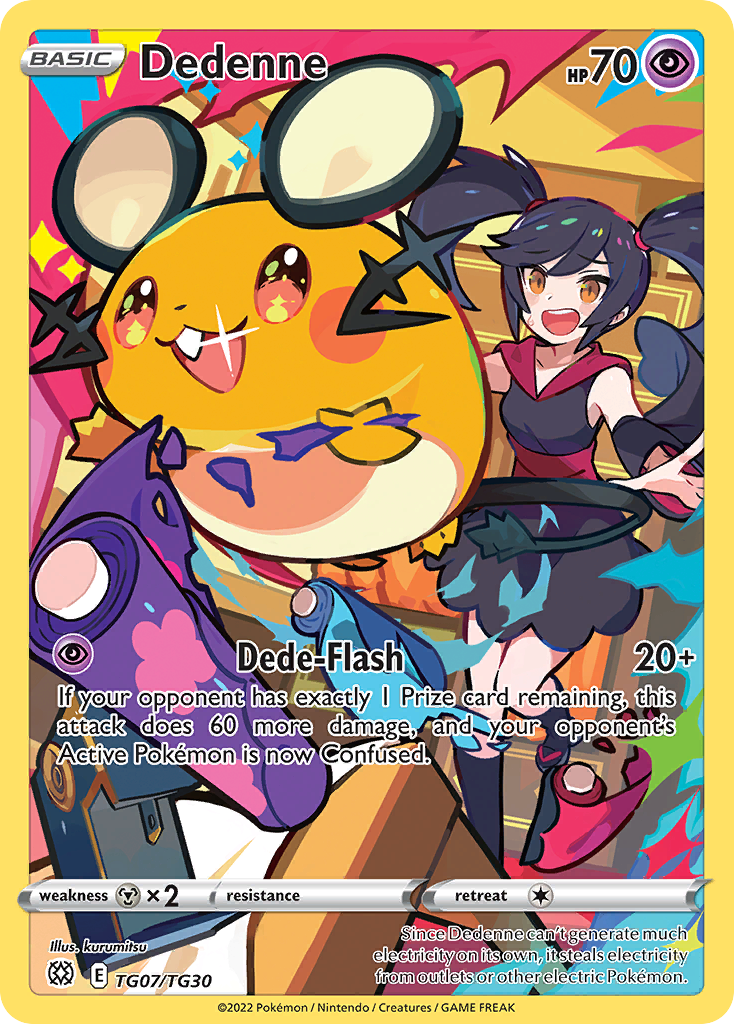 Dedenne - TG07/30 Brilliant Stars Trainer Gallery