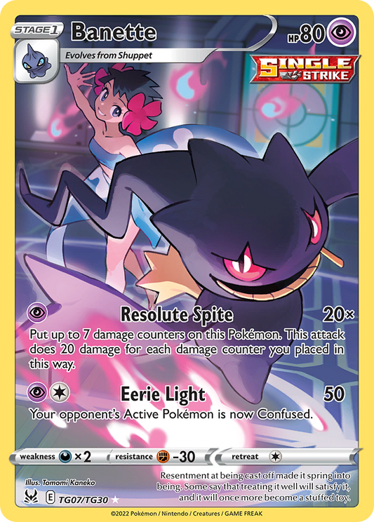 Banette - TG07/30 Lost Origin Trainer Gallery