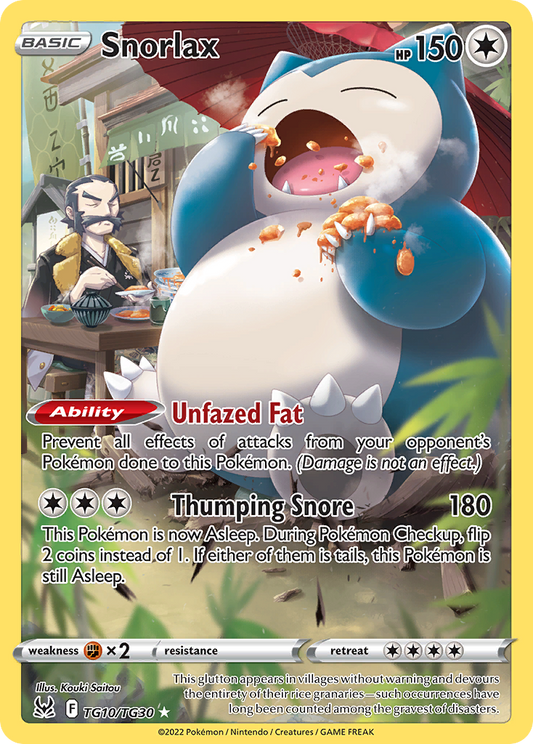 Snorlax - TG10/30 Lost Origin Trainer Gallery