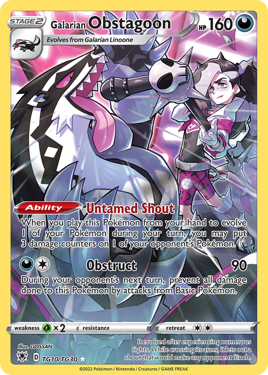 Galarian Obstagoon - TG10/30 Astral Radiance Trainer Gallery