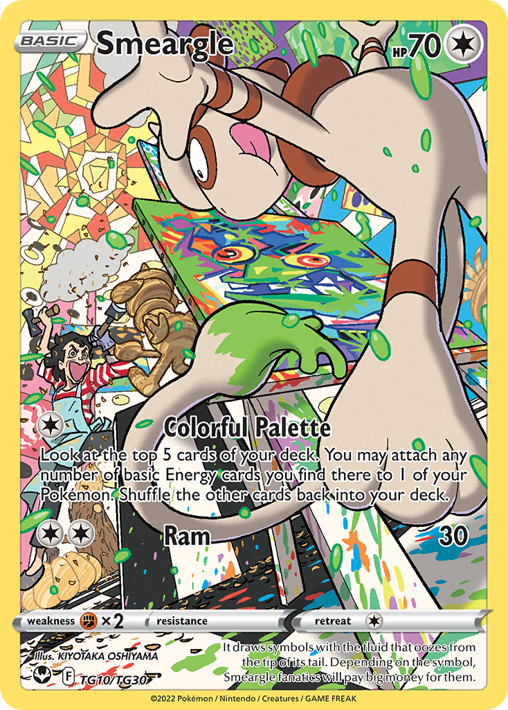 Smeargle - TG10/30 Silver Tempest Trainer Gallery