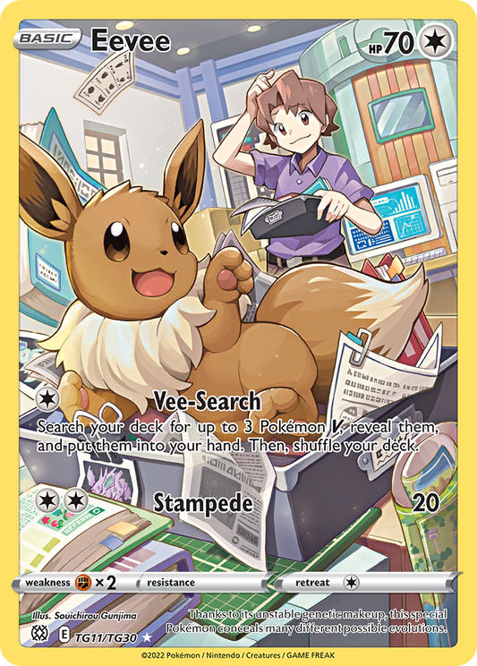 Eevee - TG11/30 Brilliant Stars Trainer Gallery