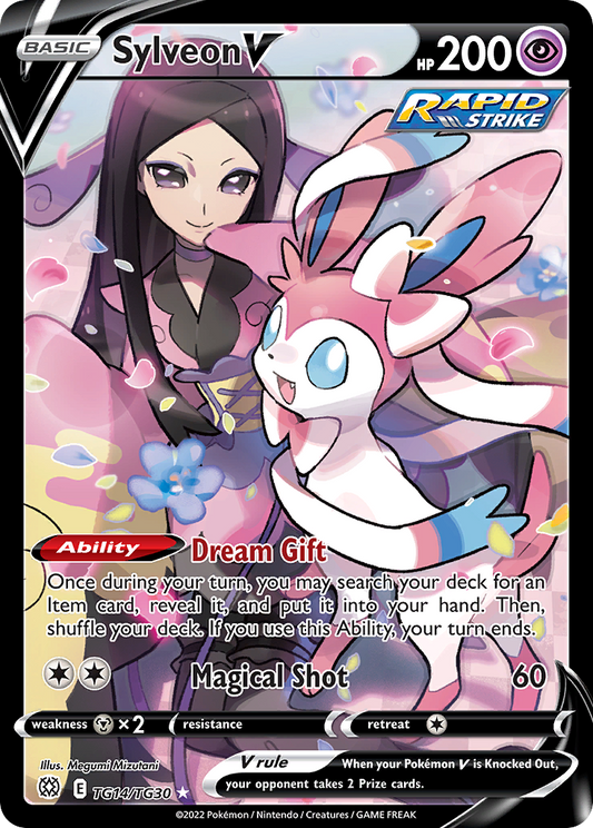 Sylveon V - TG14/30 Brilliant Stars Trainer Gallery