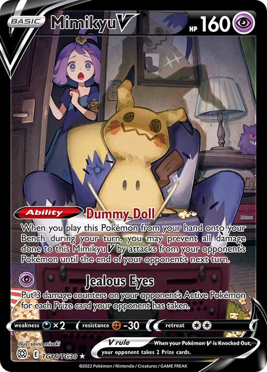 Mimikyu V - TG16/30 Brilliant Stars Trainer Gallery