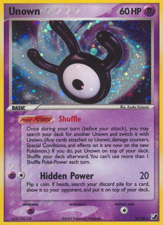 Unown - W/115 Unseen Forces