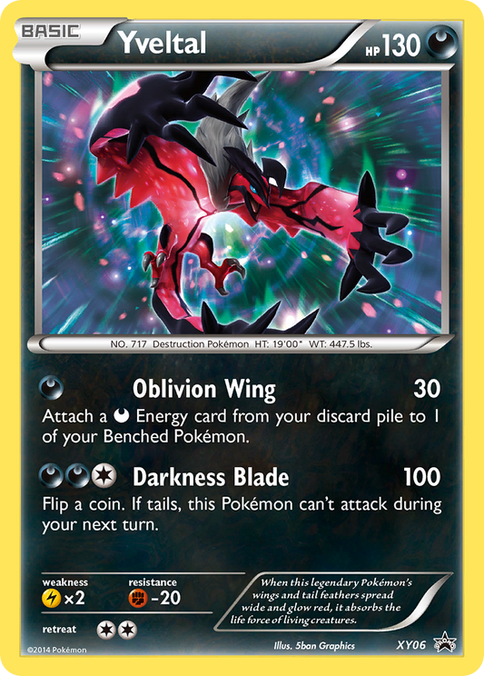 Yveltal - XY06/211 XY Black Star Promos