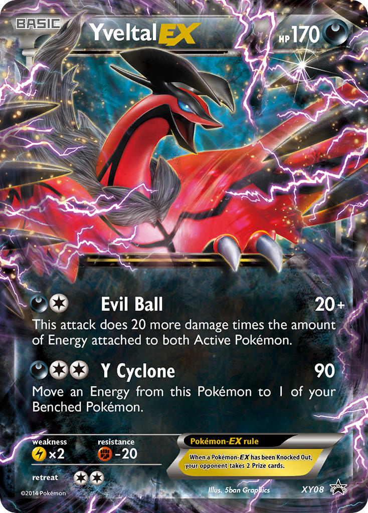 Yveltal-EX - XY08/211 XY Black Star Promos