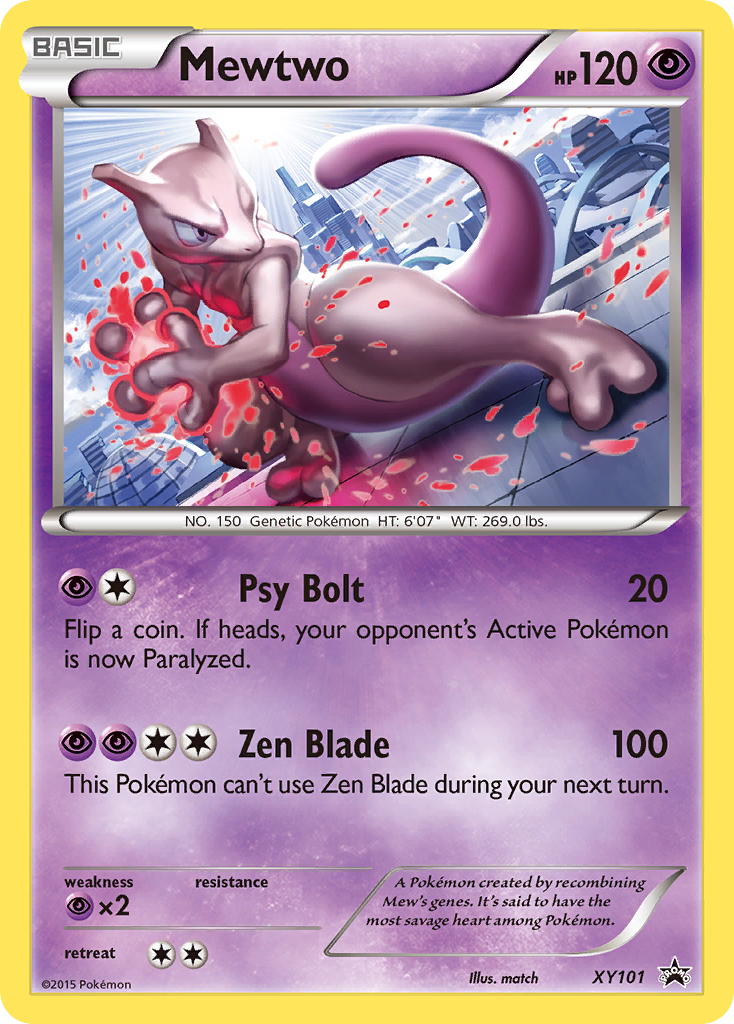 Mewtwo - XY101/211 XY Black Star Promos