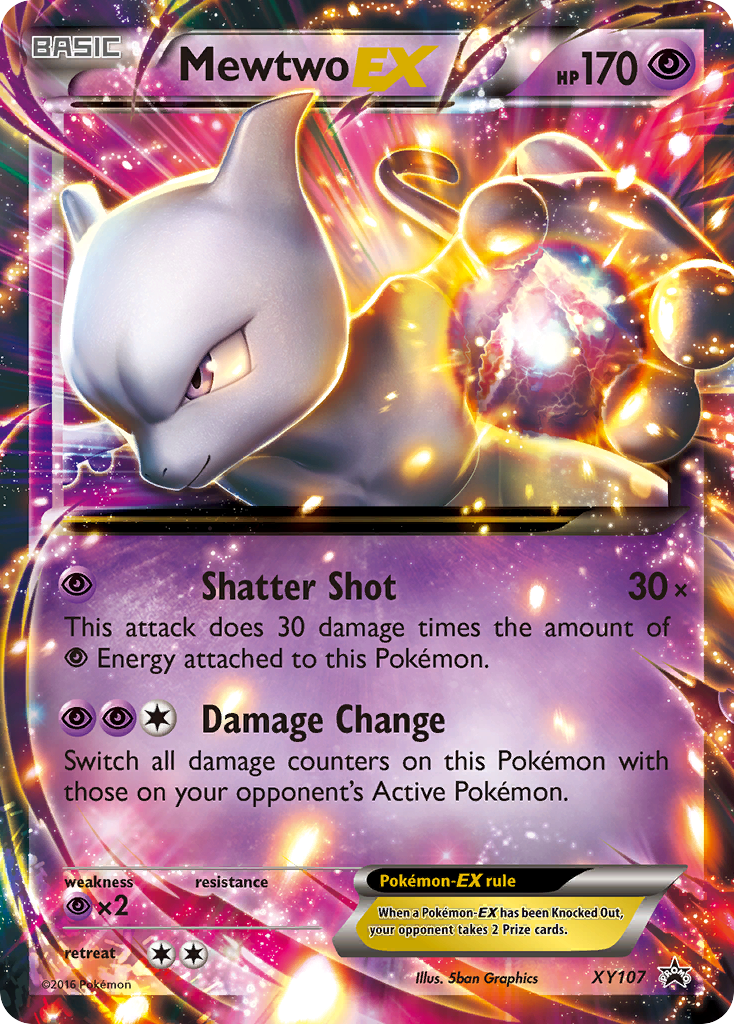 Mewtwo-EX - XY107/211 XY Black Star Promos