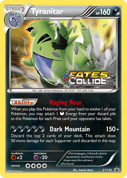 Tyranitar - XY130/211 XY Black Star Promos