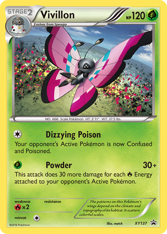 Vivillon - XY137/211 XY Black Star Promos