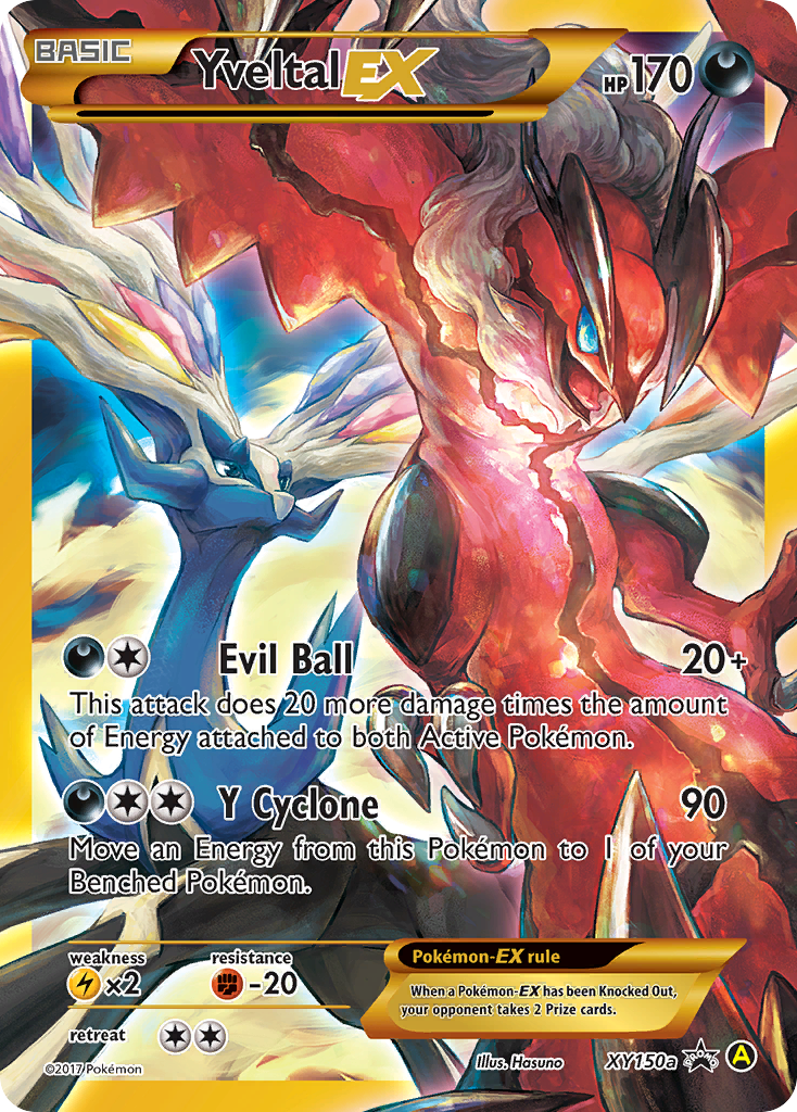 Yveltal-EX - XY150a/211 XY Black Star Promos