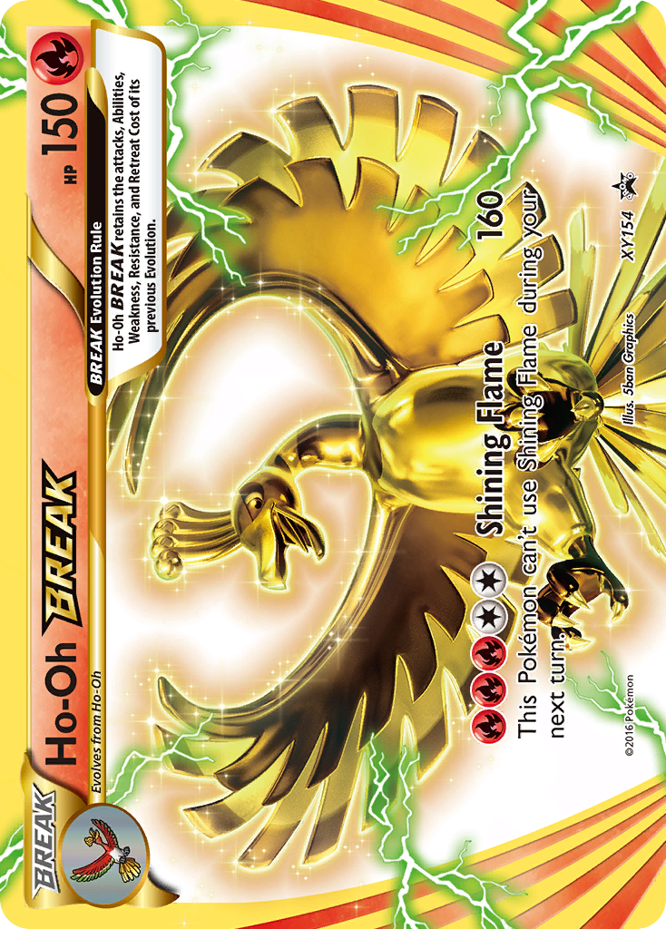 Ho-Oh BREAK - XY154/211 XY Black Star Promos