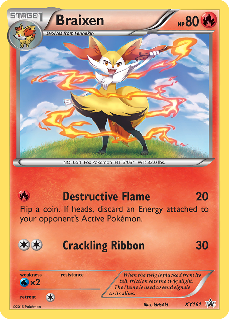 Braixen - XY161/211 XY Black Star Promos