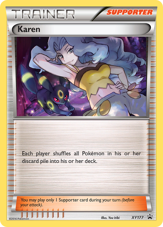 Karen - XY177/211 XY Black Star Promos