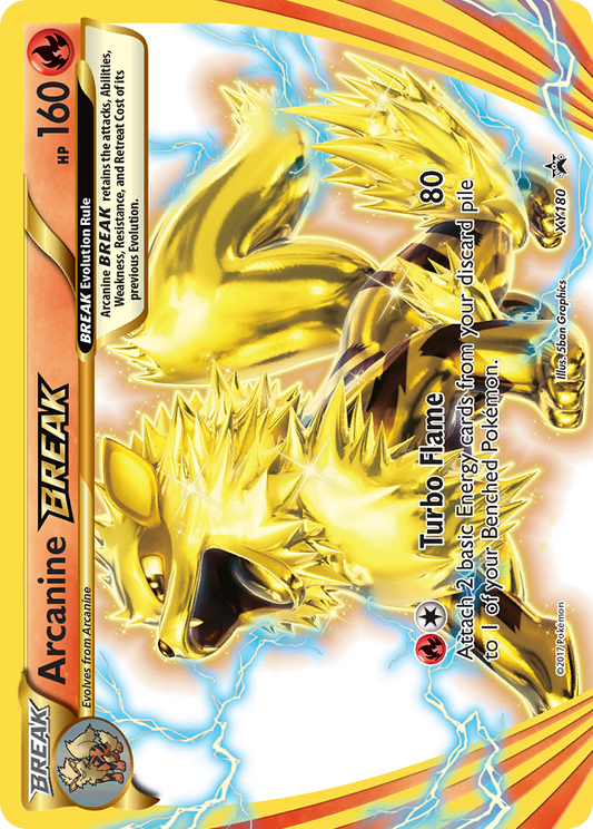 Arcanine BREAK - XY180/211 XY Black Star Promos