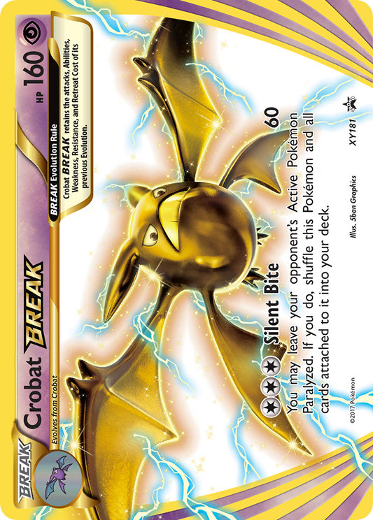 Crobat BREAK - XY181/211 XY Black Star Promos