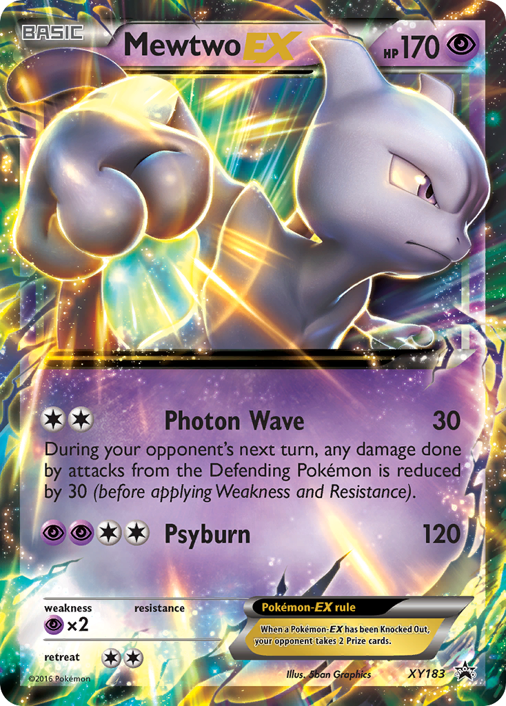 Mewtwo-EX - XY183/211 XY Black Star Promos