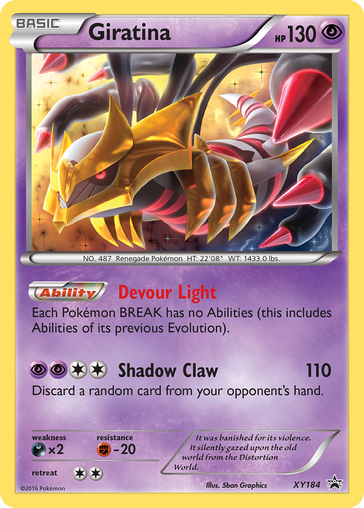 Giratina - XY184/211 XY Black Star Promos