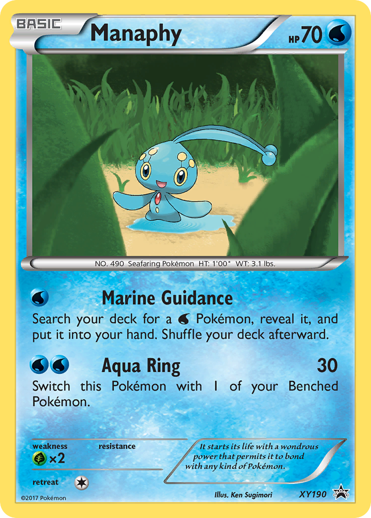 Manaphy - XY190/211 XY Black Star Promos