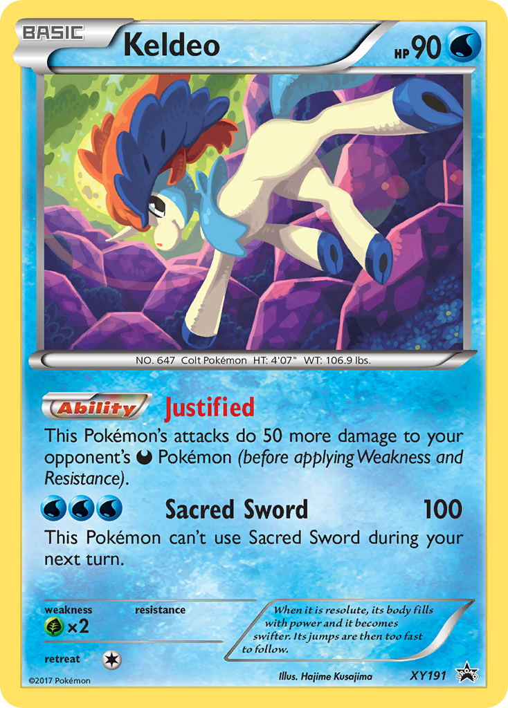 Keldeo - XY191/211 XY Black Star Promos