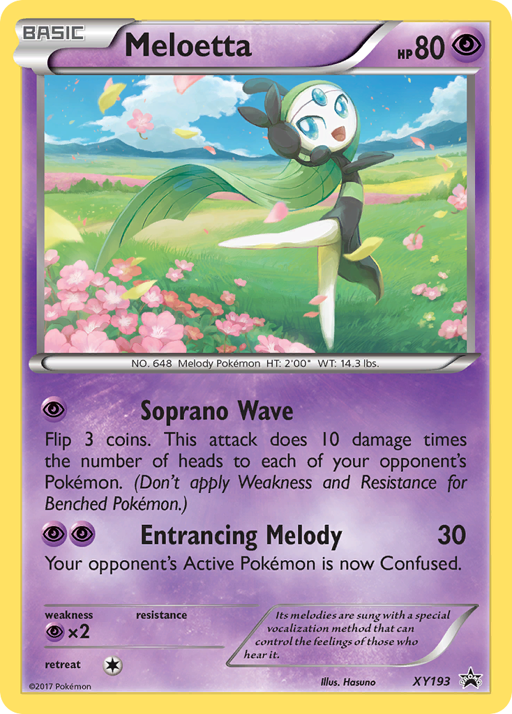 Meloetta - XY193/211 XY Black Star Promos