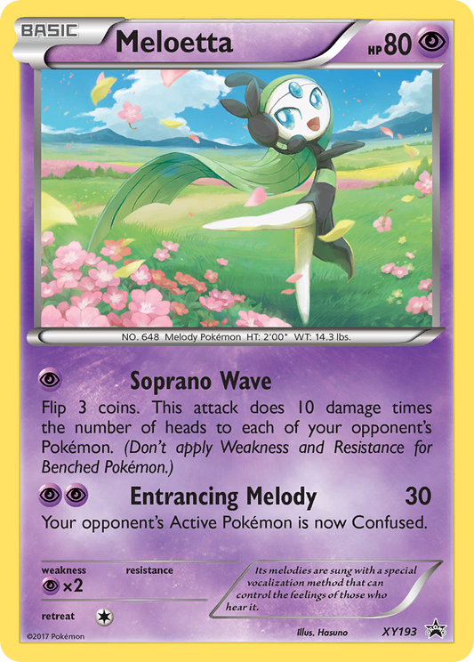 Meloetta - XY193/211 XY Black Star Promos