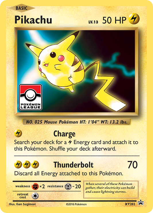 Pikachu - XY202/211 XY Black Star Promos