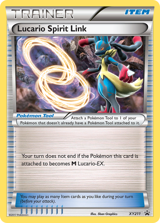 Lucario Spirit Link - XY211/211 XY Black Star Promos