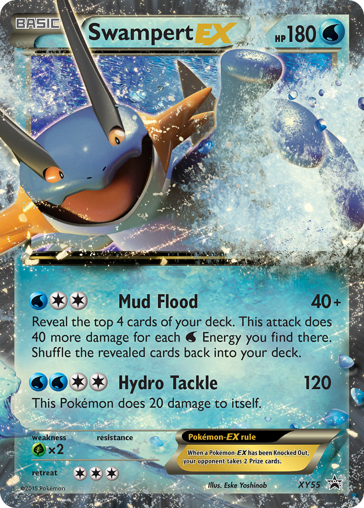 Swampert-EX - XY55/211 XY Black Star Promos