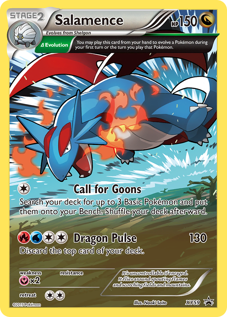 Salamence - XY59/211 XY Black Star Promos