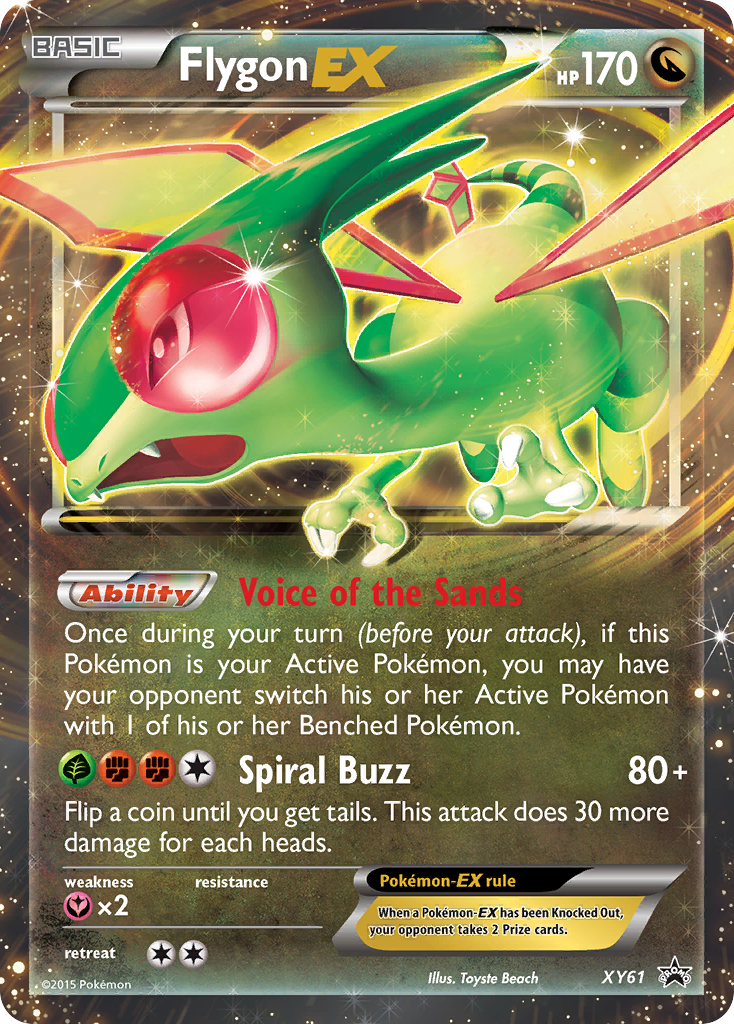 Flygon-EX - XY61/211 XY Black Star Promos