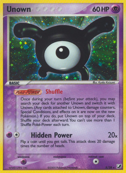 Unown - X/115 Unseen Forces