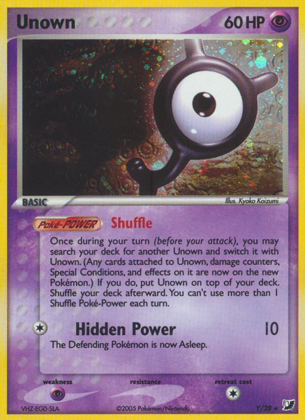 Unown - Y/115 Unseen Forces