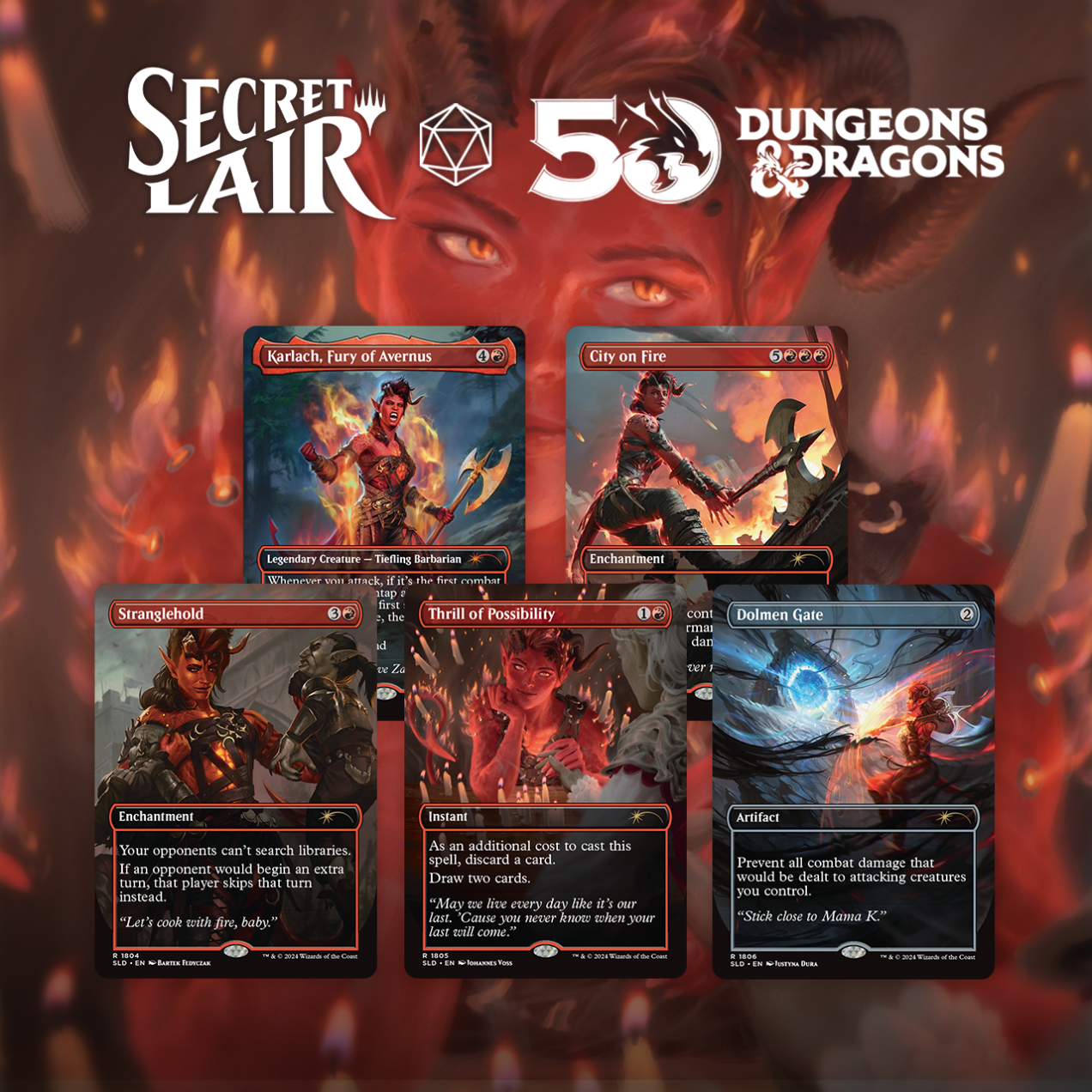 Dungeons & Dragons®: Karlach's Rage MTG Secret Lair